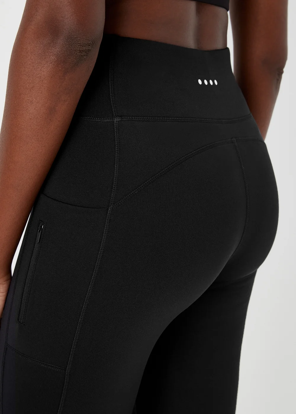 Souluxe Black Fleece Lined Sport Leggings - 8 Image 3
