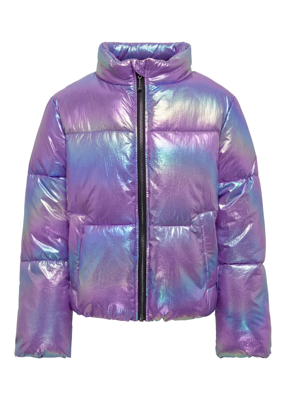 ONLY Girls Metallic Puffer Jacket (6-14yrs) - 6 Yrs Image 1