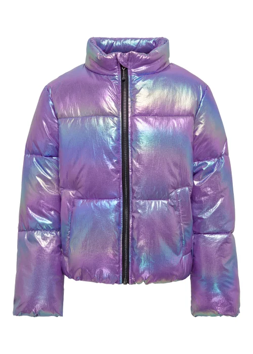 ONLY Girls Metallic Puffer Jacket (6-14yrs) - 6 Yrs Image 1