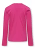 ONLY Girls Pink Print Long Sleeve T-Shirt (5-14yrs) - Age 5 - 6 Years Image 2