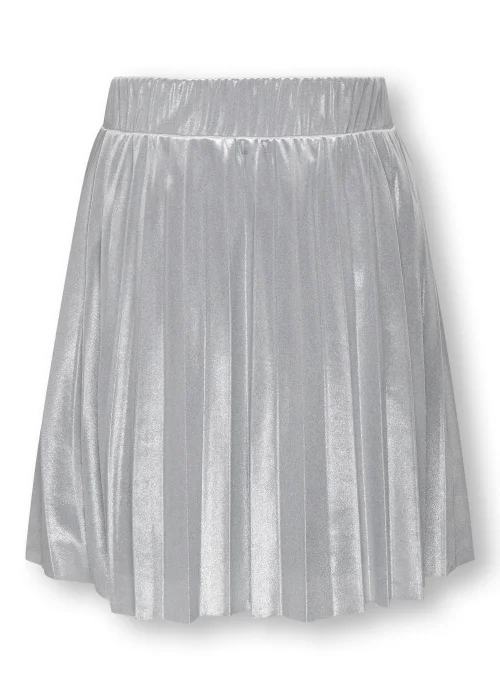 ONLY Girls Silver Pleated Skirt (5-14yrs) - Age 5 - 6 Years Image 2