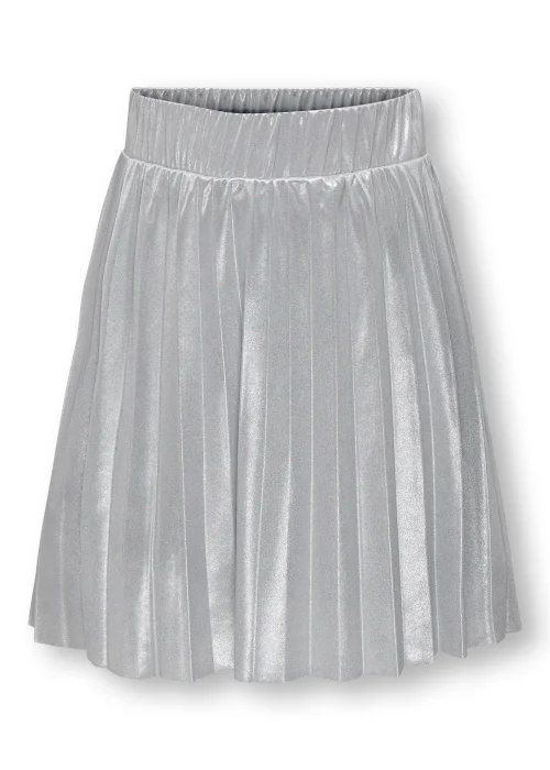 ONLY Girls Silver Pleated Skirt (5-14yrs) - Age 5 - 6 Years Image 1