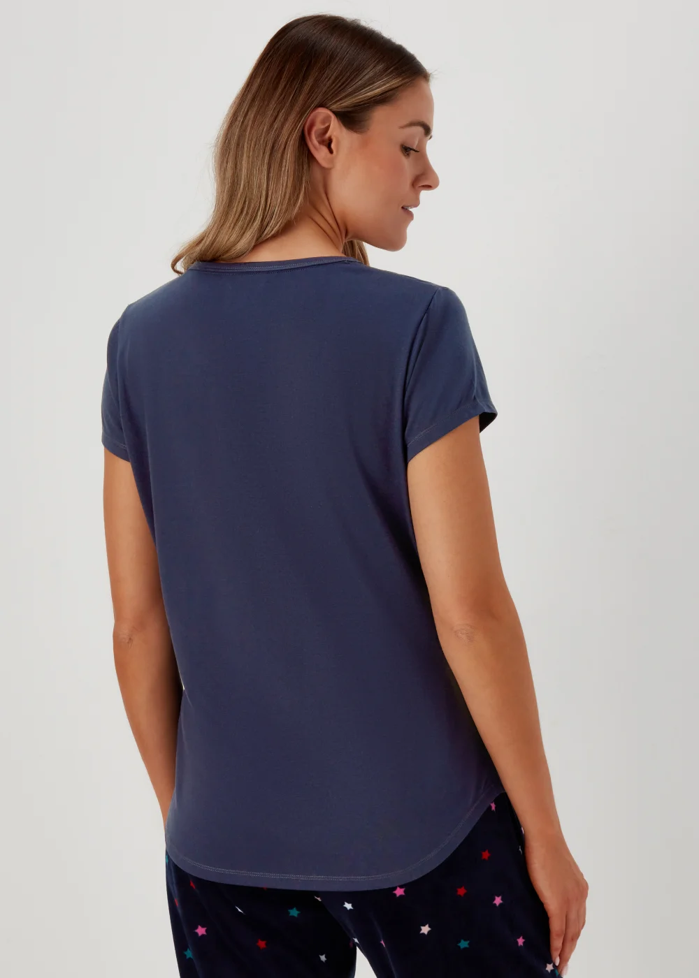 Navy Cosy Nights Pyjama Top - Extra small Image 2