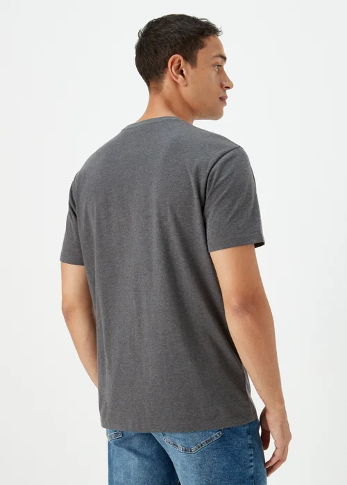 Charcoal Marl Superman Print T-Shirt - Small Image 2