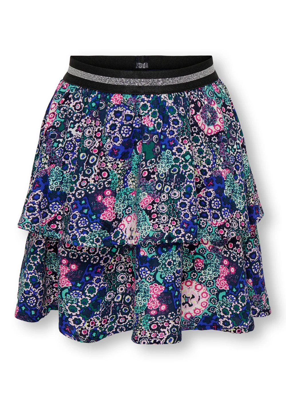 ONLY Kids Multicoloured Layered Skirt (6-14yrs) - Age 10 Years Image 1