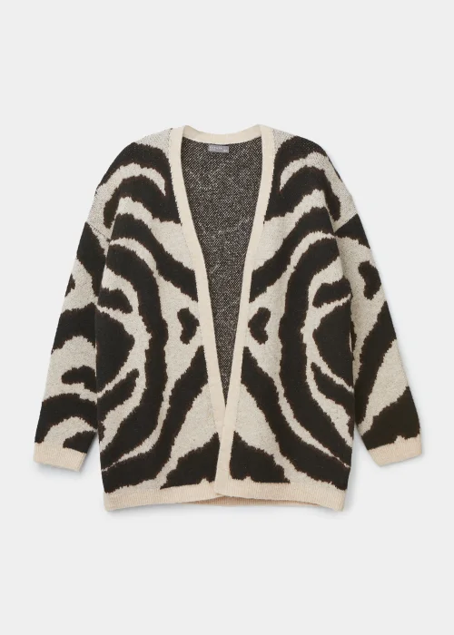 Papaya Curve Multicoloured Animal Print Longline Cardigan - 18-20 Image 5