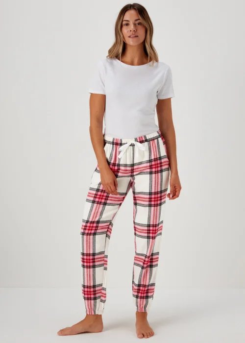 Pink Check Pyjama Bottoms - Extra small Image 1