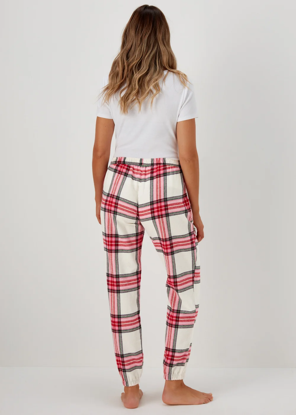 Pink Check Pyjama Bottoms - Extra small Image 2