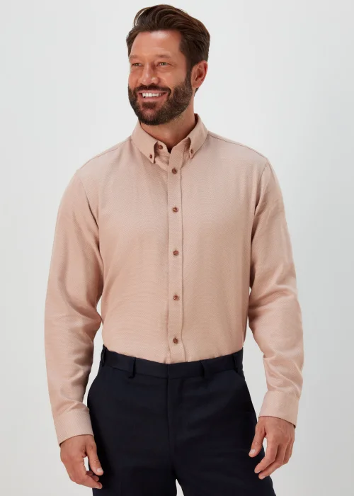 Taylor & Wright Stone Textured Long Sleeve Shirt - S Image 1
