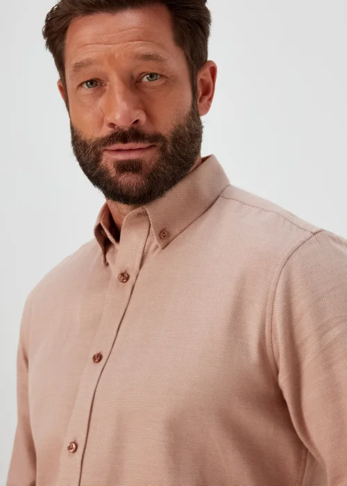 Taylor & Wright Stone Textured Long Sleeve Shirt - S Image 3
