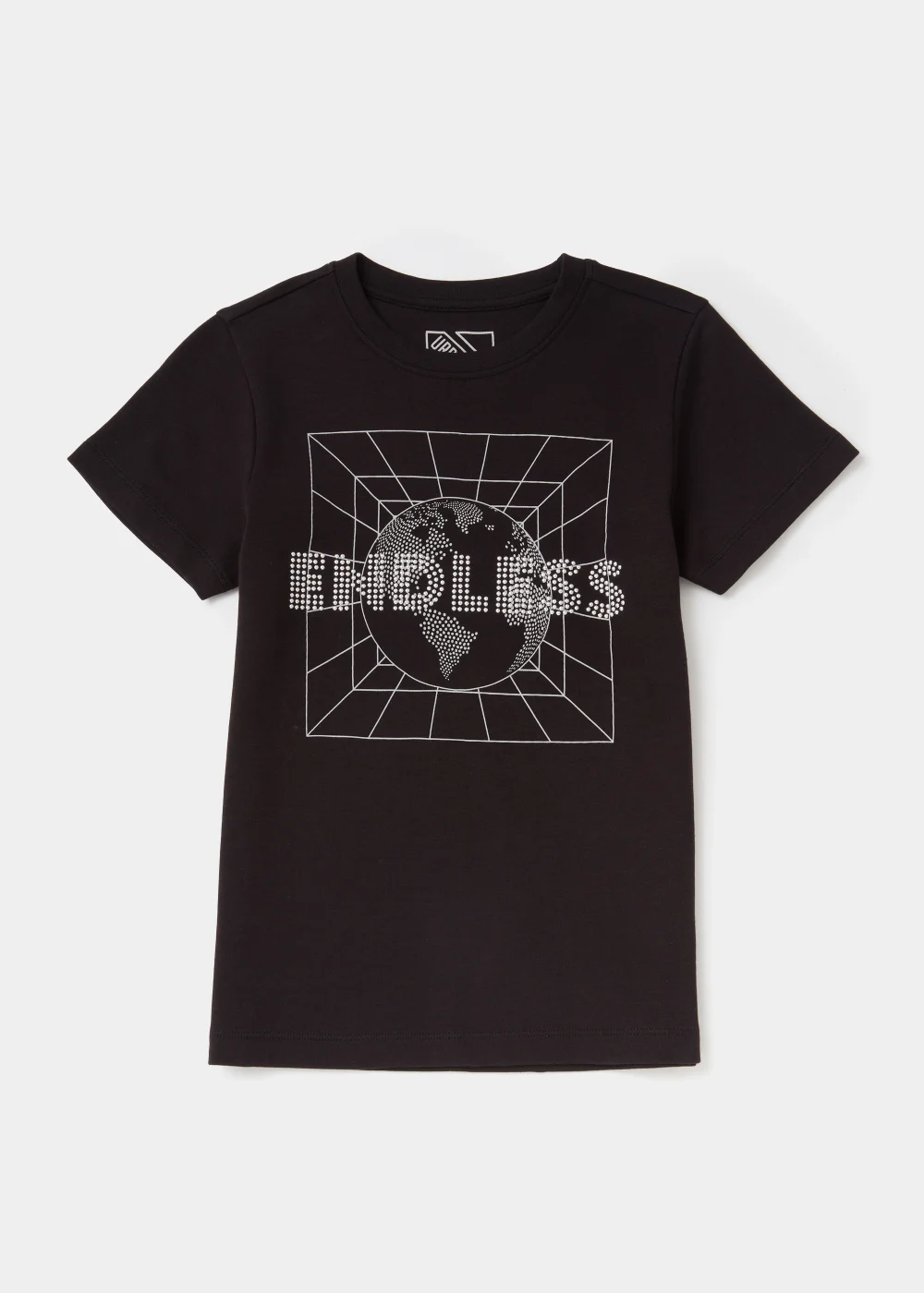 Boys Black Endless T-Shirt (4-13yrs) - Age 4 Years Image 1