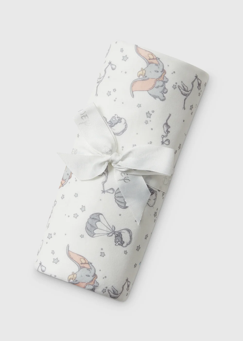 White Disney Dumbo Baby Blanket - One Size Image 2