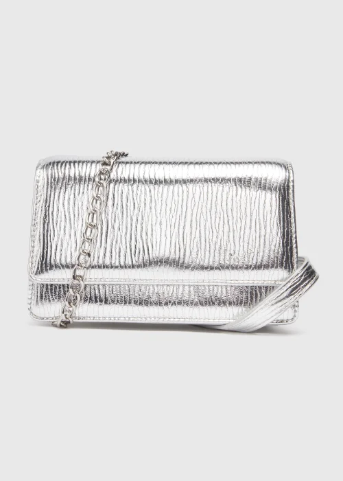 Silver Cross Body Bag - One Size Image 3