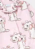 Kids Pink Disney Marie Fleece Button Up Pyjama Set (9mths-7yrs) - Age 9 - 12 Months Image 2