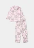 Kids Pink Disney Marie Fleece Button Up Pyjama Set (9mths-7yrs) - Age 9 - 12 Months Image 1