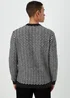 Black Zig Zag Print Sweatshirt - Small Image 2