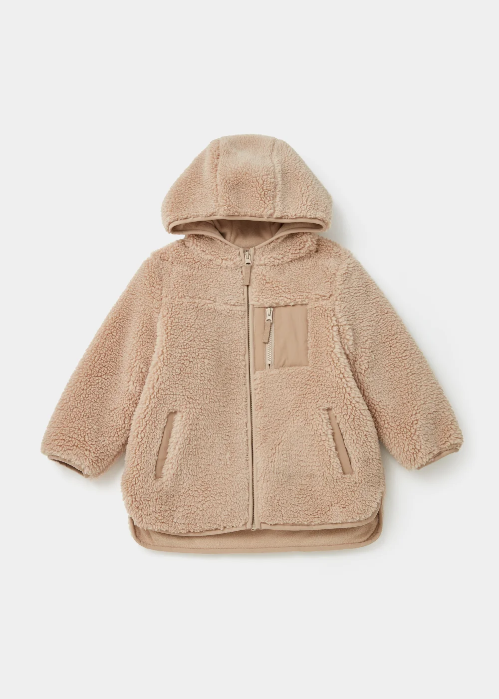 Girls Tan Borg Jacket (4-13yrs) - 4 Yrs Image 1