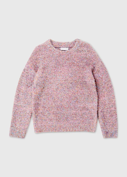 Girls Pink Tinsel Jumper (4-12yrs) - Age 4 Years Image 1