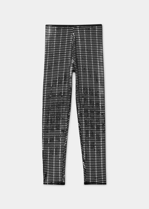 Girls Silver Sequin Leggings (4-13yrs) - Age 4 Years Image 1