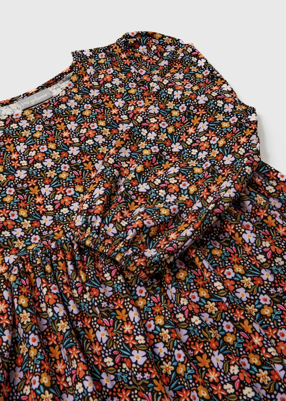 Girls Multicoloured Floral Soft Touch Dress (4-13yrs) - 4 Yrs Image 2