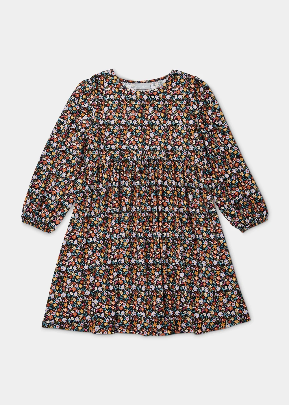 Girls Multicoloured Floral Soft Touch Dress (4-13yrs) - 4 Yrs Image 1