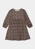 Girls Multicoloured Floral Soft Touch Dress (4-13yrs) - 4 Yrs Image 1