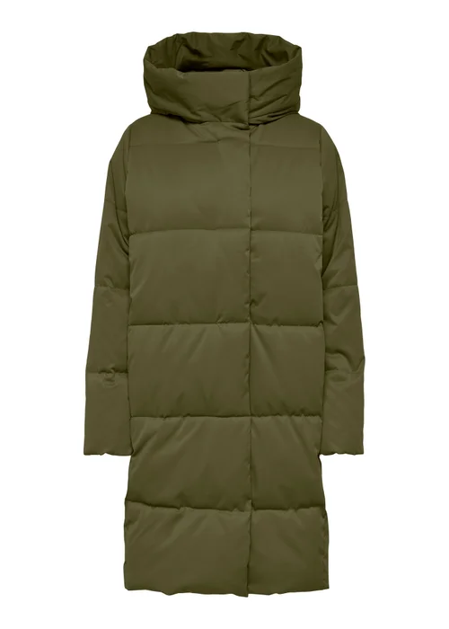 JDY Mustang Olive Padded Jacket - 8 Image 5