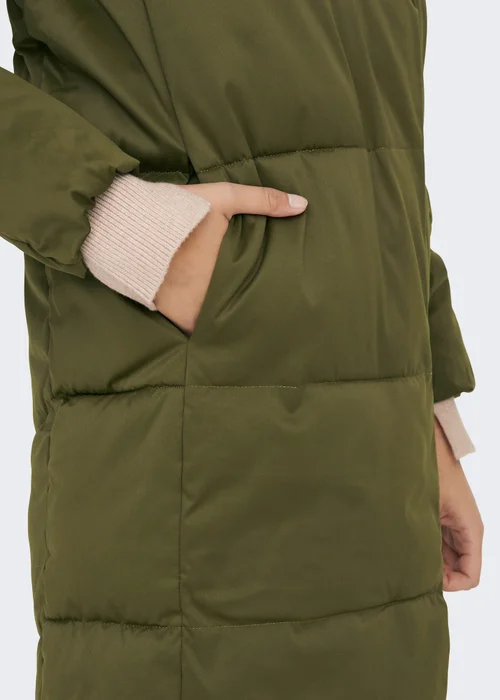 JDY Mustang Olive Padded Jacket - 8 Image 7