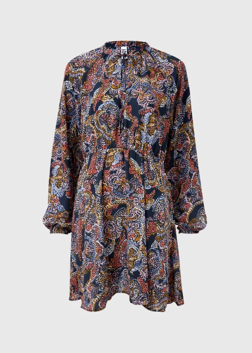 JDY Cana Multicoloured Print Long Sleeve Mini Dress - 8 Image 5