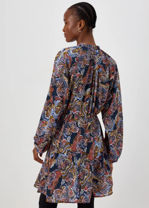 JDY Cana Multicoloured Print Long Sleeve Mini Dress - 8 Image 2