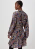 JDY Cana Multicoloured Print Long Sleeve Mini Dress - 8 Image 2