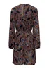 JDY Cana Multicoloured Print Long Sleeve Mini Dress - 8 Image 6