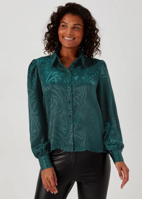 JDY Diffi Green Long Sleeve Shirt - 8 Image 1