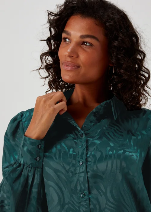 JDY Diffi Green Long Sleeve Shirt - 8 Image 3