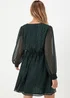 JDY Cody Green V Neck Long Sleeve Dress - 8 Image 2