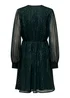 JDY Cody Green V Neck Long Sleeve Dress - 8 Image 6