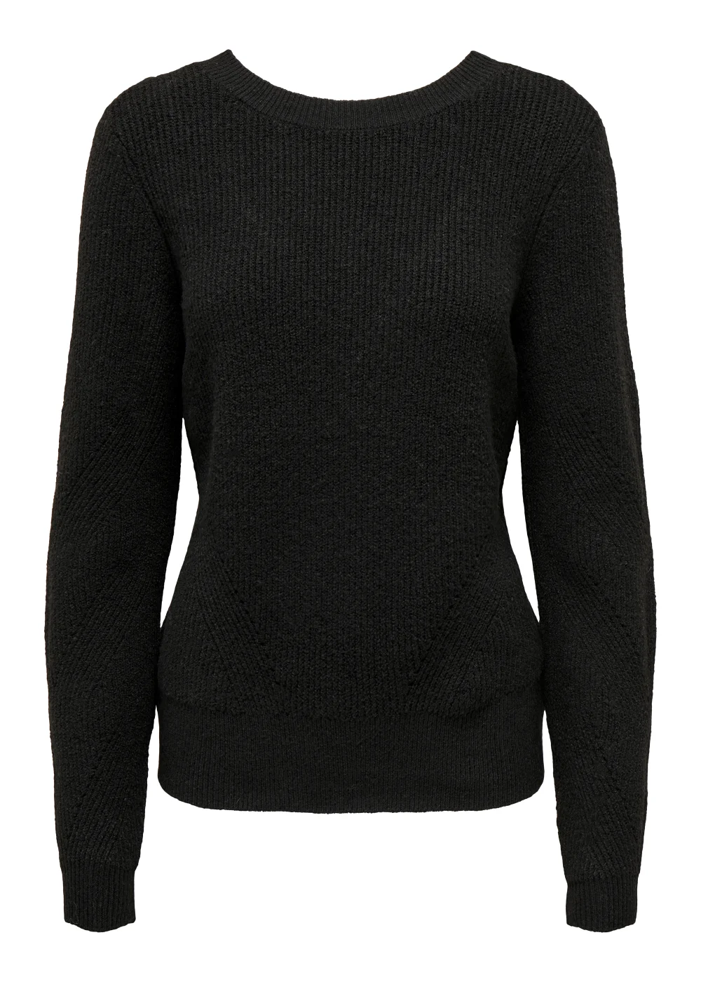 JDY Mary Black Lace Long Sleeve Jumper - 8 Image 6