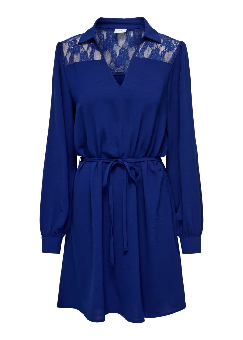 JDY Lion Blue Lace Mini Dress - 8 Image 1