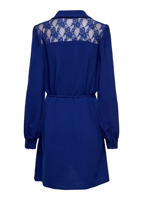 JDY Lion Blue Lace Mini Dress - 8 Image 2