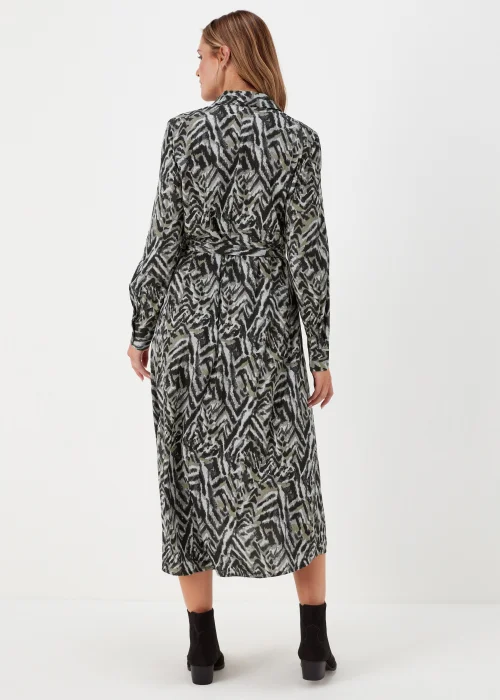 JDY Caine Black Long Sleeve Midi Shirt Dress - 8 Image 2