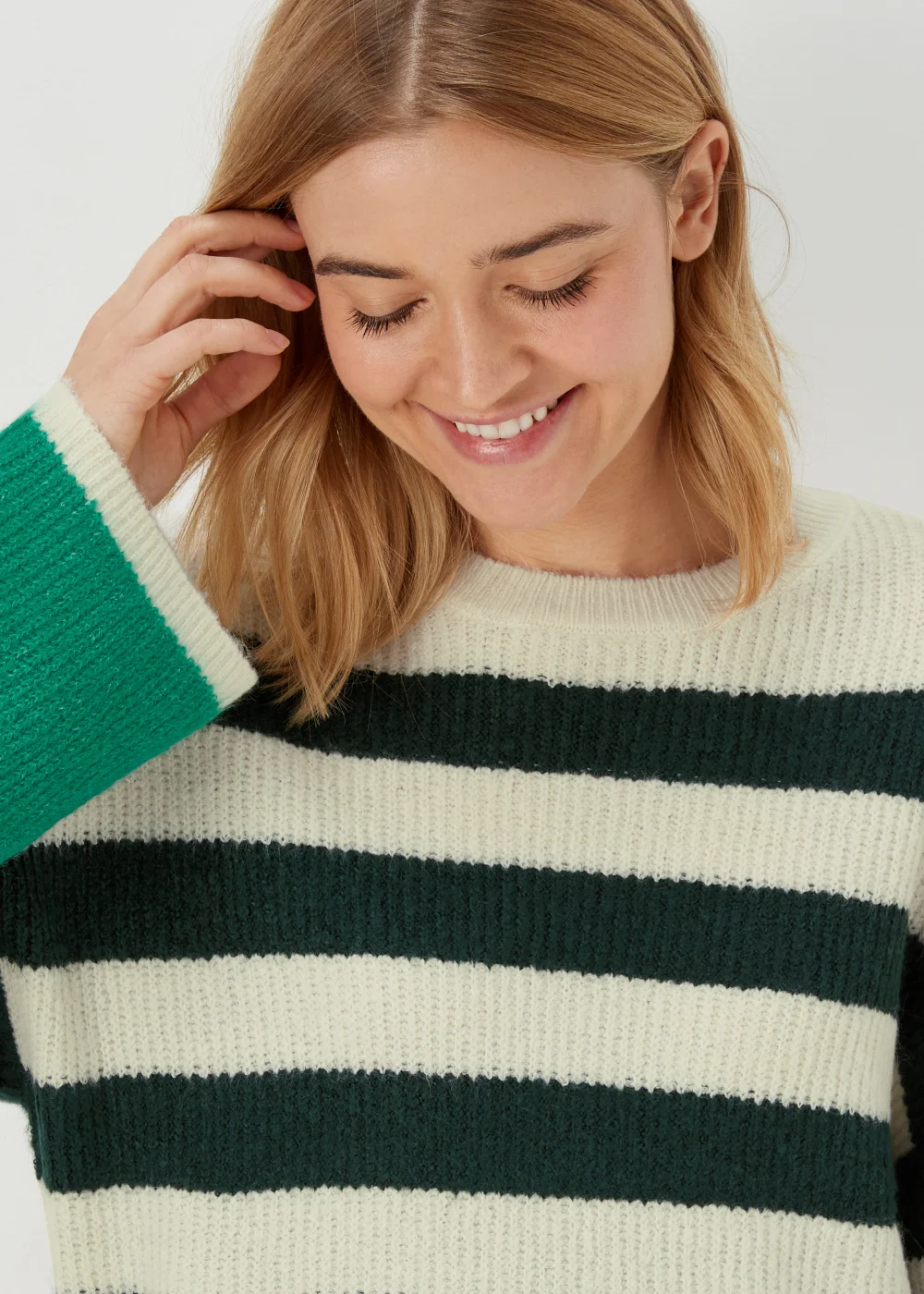 JDY Drea Green Knitted Jumper - 8 Image 3