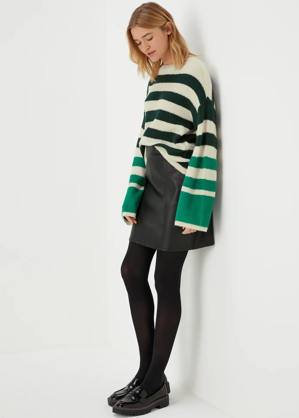 JDY Drea Green Knitted Jumper - 8 Image 4
