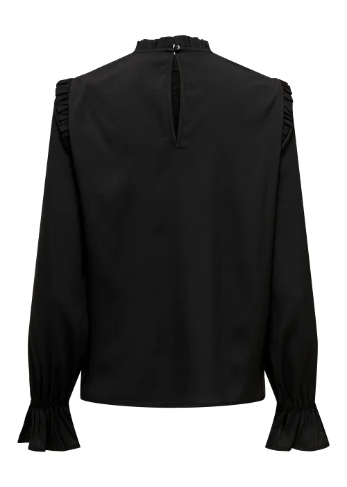 JDY Caine Black Long Sleeve Smock Top - 8 Image 2