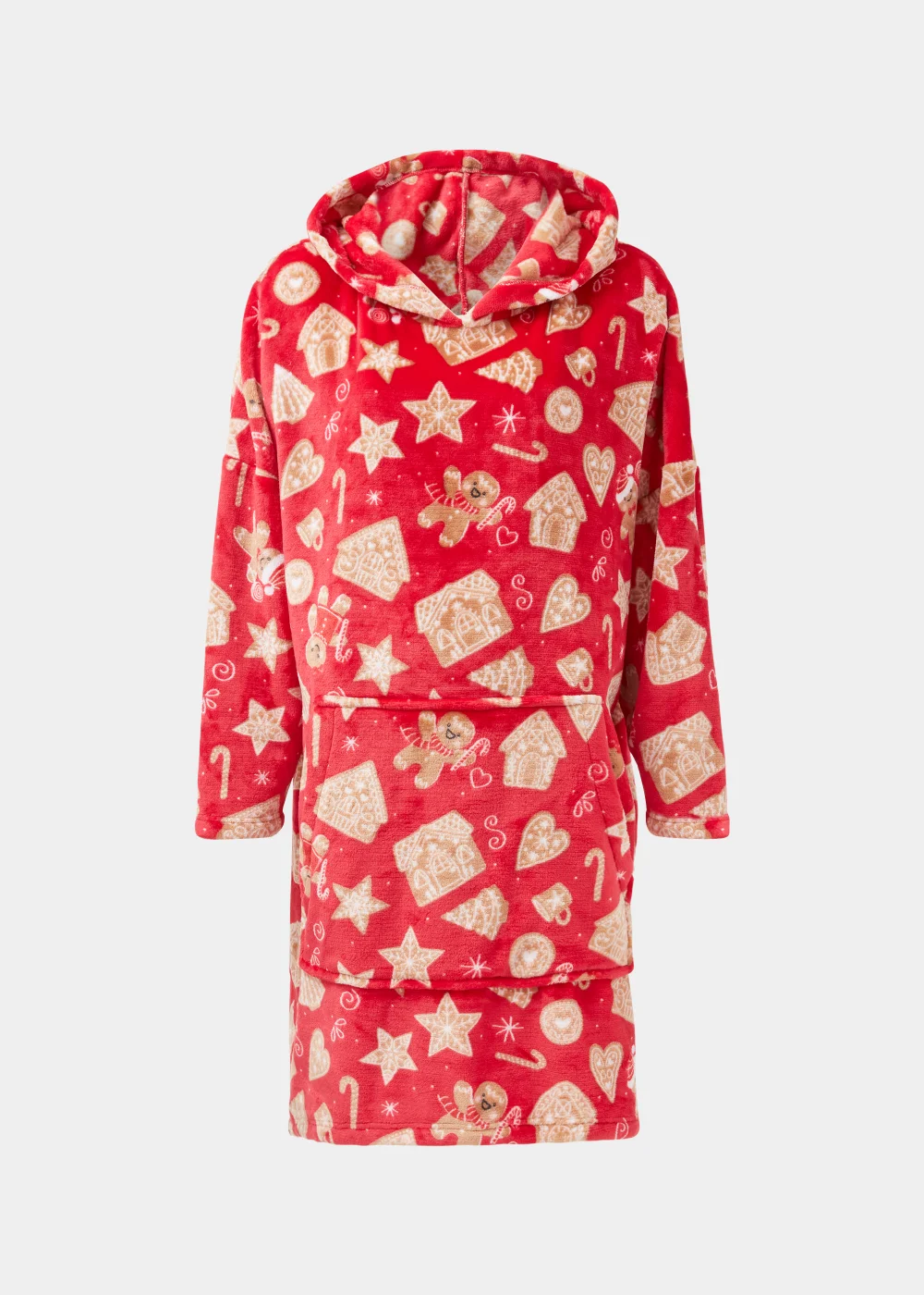 Red Gingerbread Snuggle Hoodie - Extra small Image 4