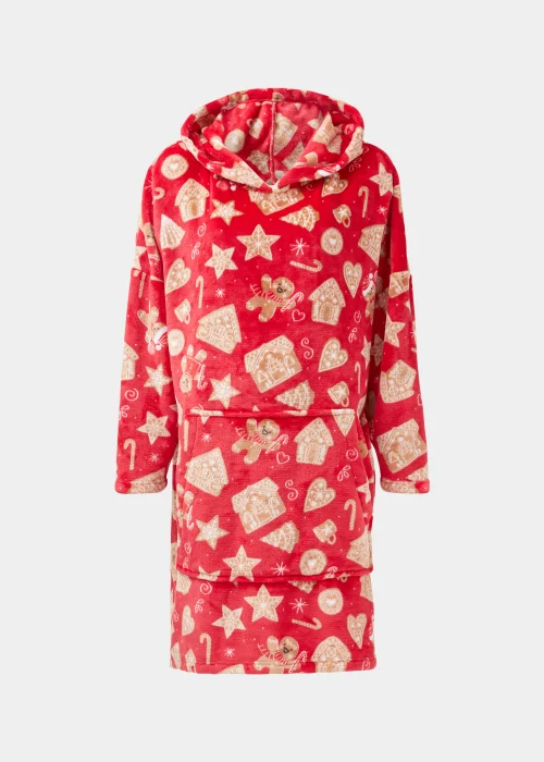 Red Gingerbread Snuggle Hoodie - Extra small Image 4