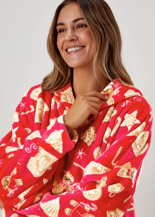 Red Gingerbread Snuggle Hoodie - Extra small Image 3