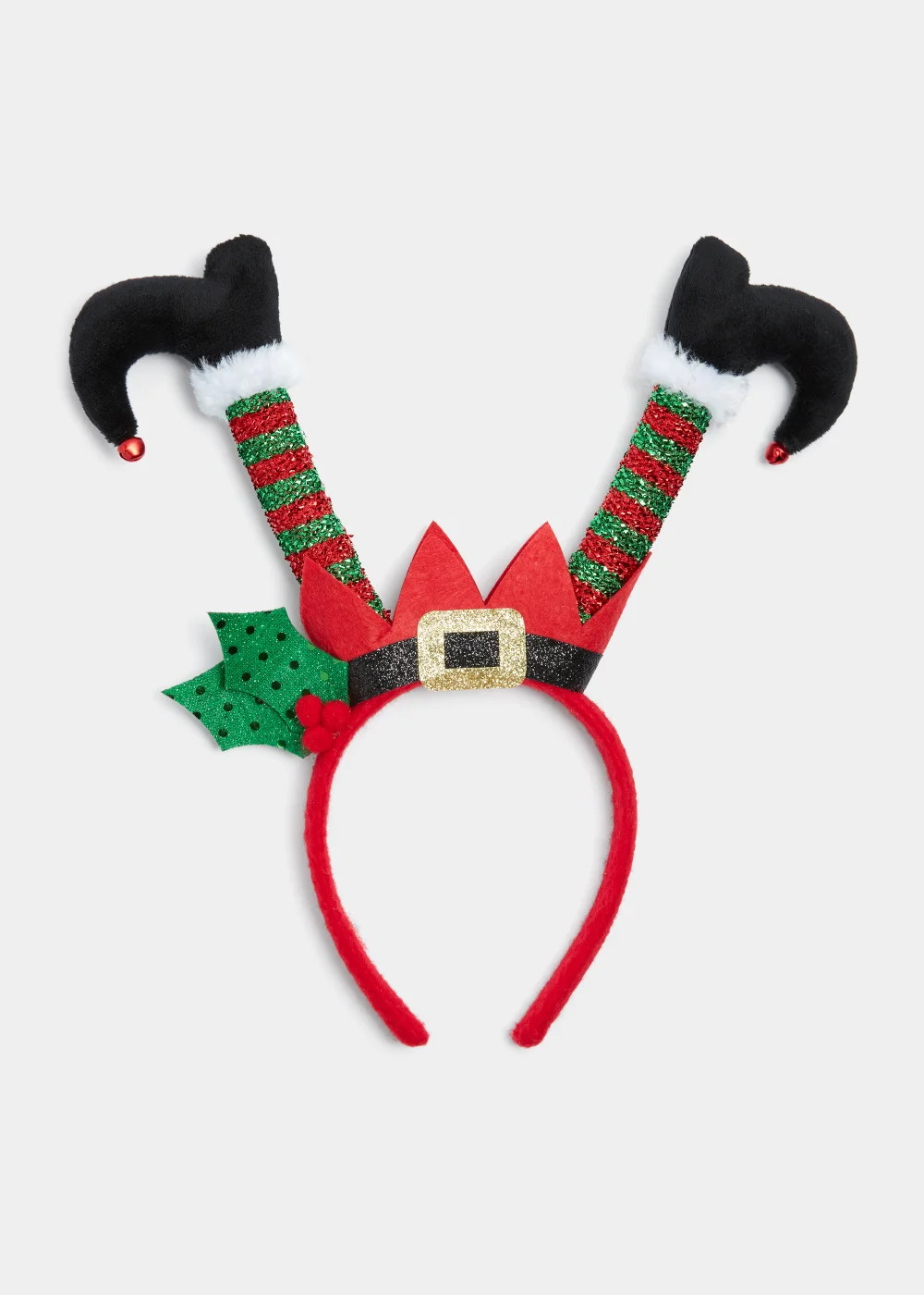 Red Elf Legs Headband - One Size Image 1