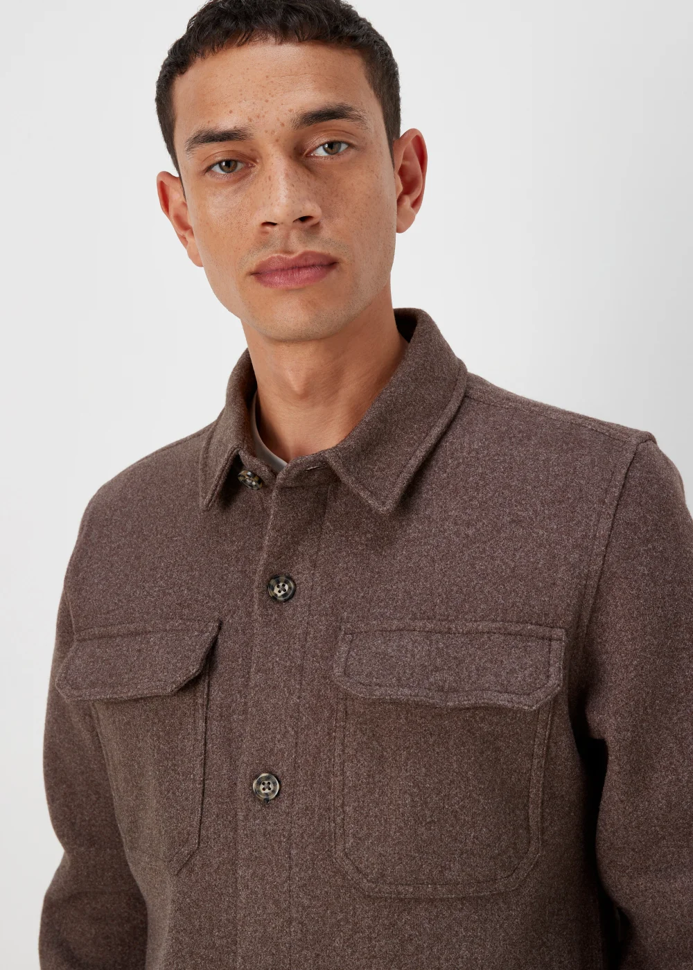 Brown Grindle Shacket - S Image 3