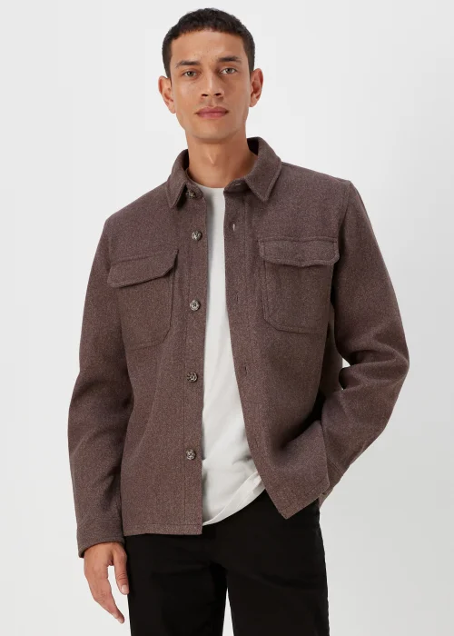 Brown Grindle Shacket - S Image 1