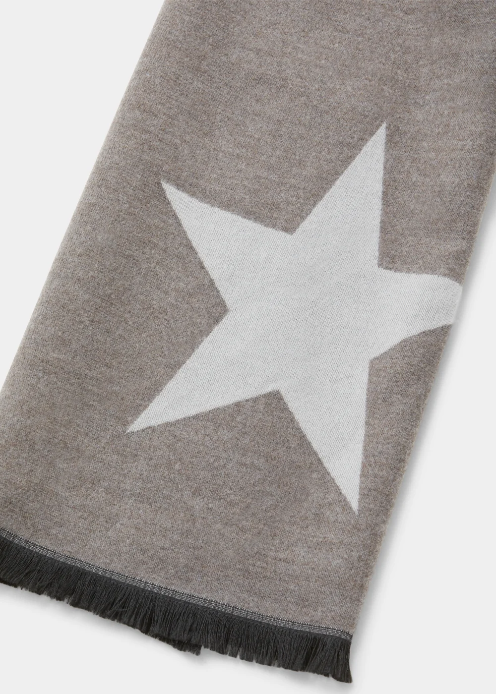 Monochrome Star Lightweight Scarf - One Size Image 2